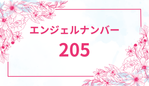 エンジェルナンバー【205】の意味とは？恋愛・復縁・仕事で見た時のメッセージを徹底解説！