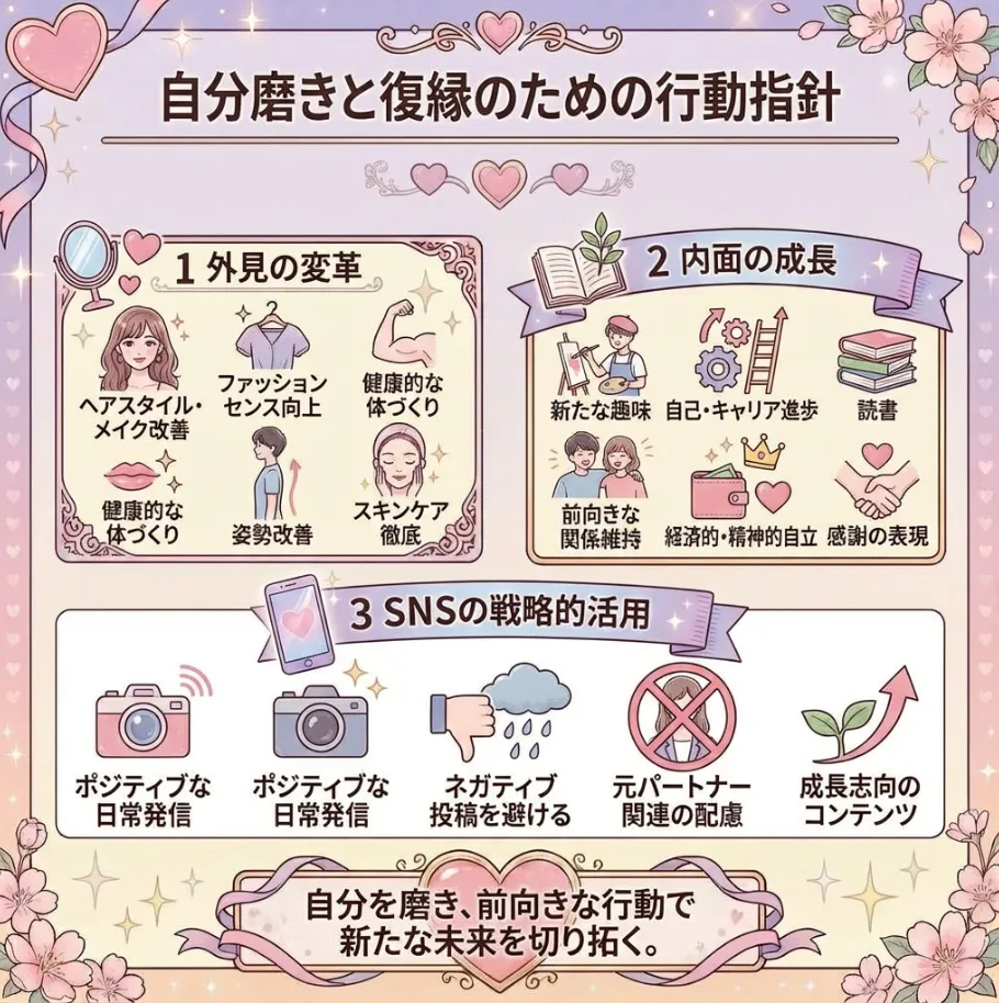 冷却期間中にすべきこととは?魅力的な女性に生まれ変わる