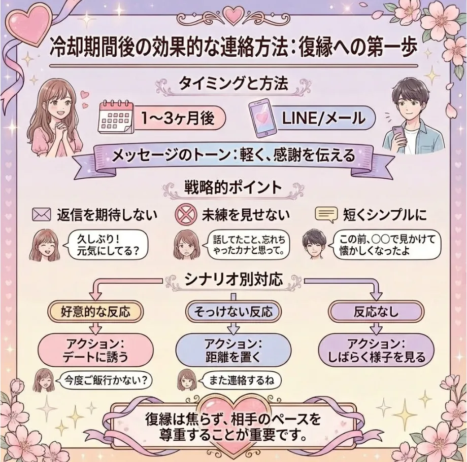 冷却期間明けの最初の連絡で失敗しないための具体的な方法