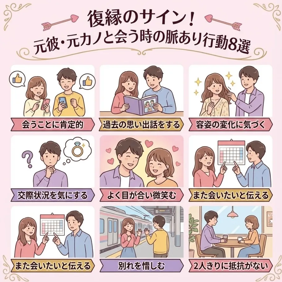 直接会ったときの脈ありサイン