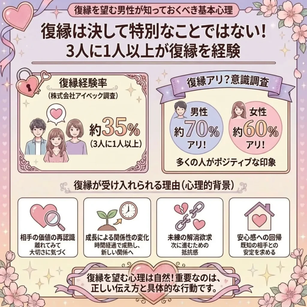 復縁を望む男性が知っておくべき基本心理