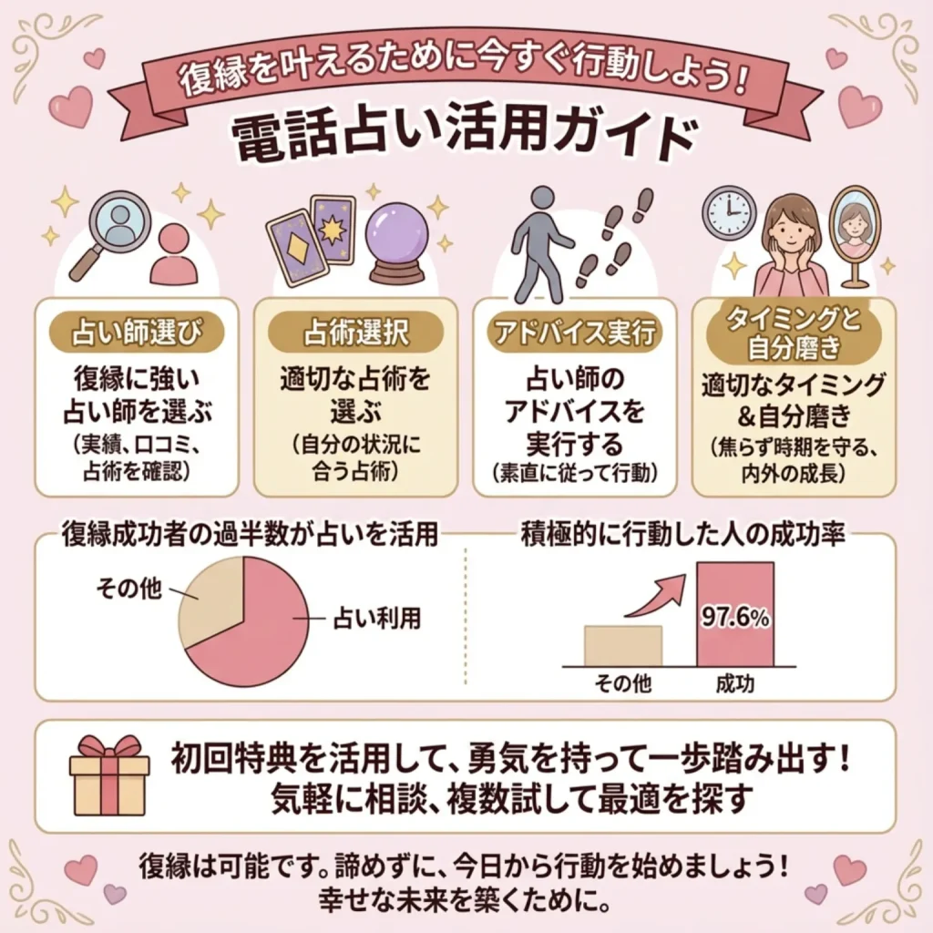 まとめ：復縁を叶えるために今すぐ行動しよう
