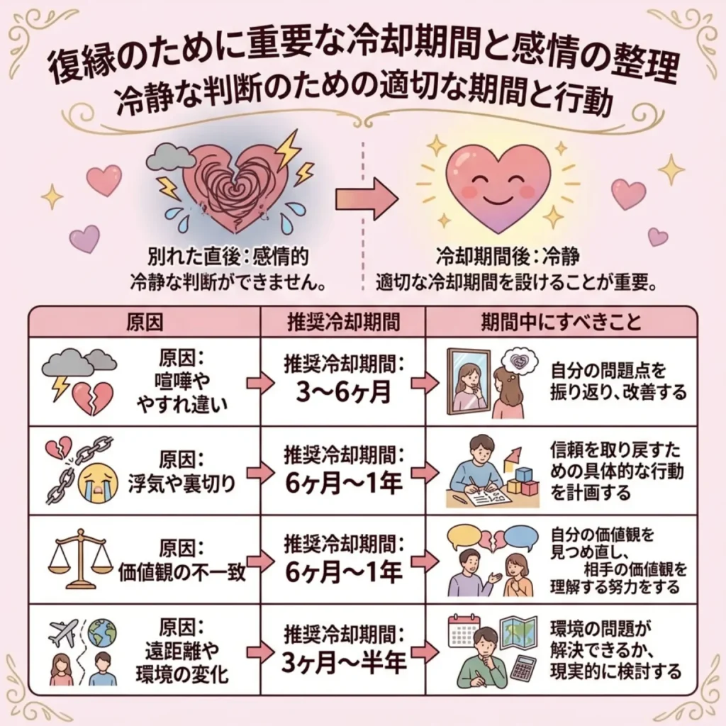 冷却期間を設けて感情を整理する