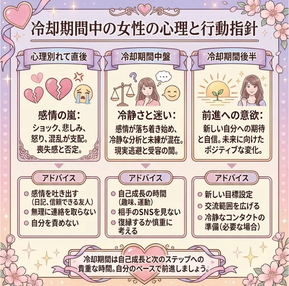 冷却期間中の女性心理とは？振られた側が知っておくべきこと