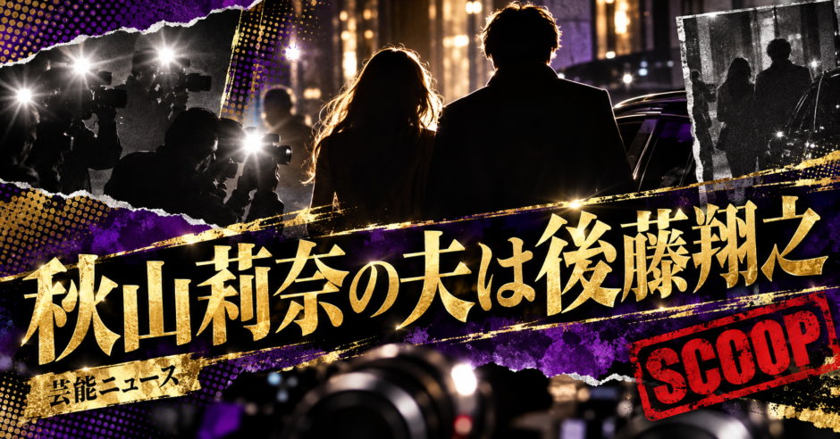 秋山莉奈の結婚相手は後藤翔之｜馴れ初め・子供・現在を確認のアイキャッチ画像