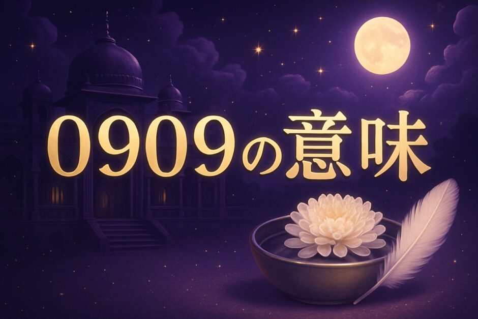 エンジェルナンバー0909の意味のイメージ画像