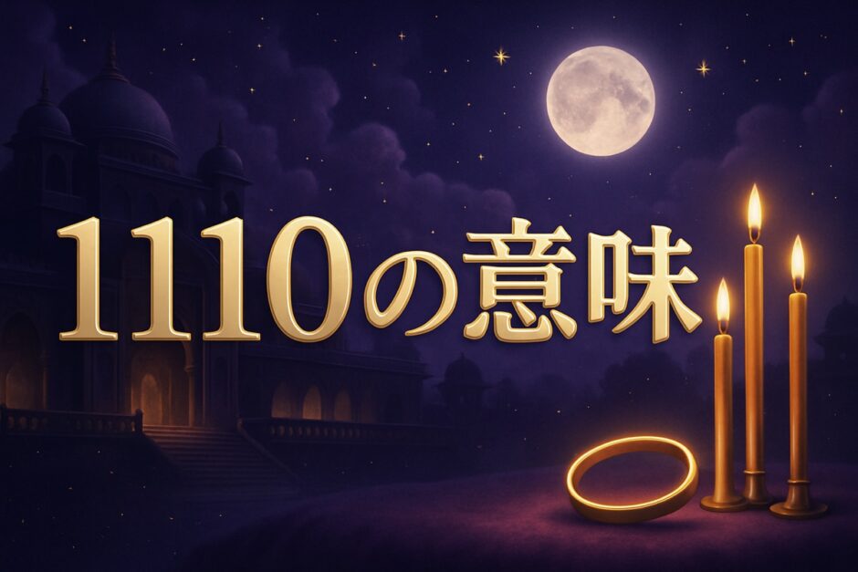 エンジェルナンバー1110の意味のイメージ画像