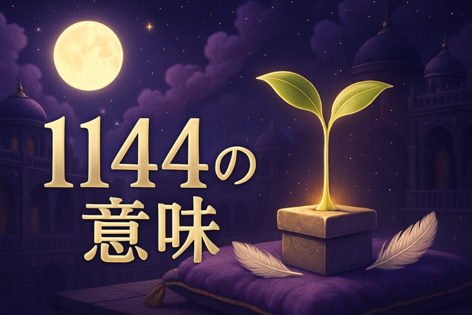 エンジェルナンバー1144の意味のイメージ画像