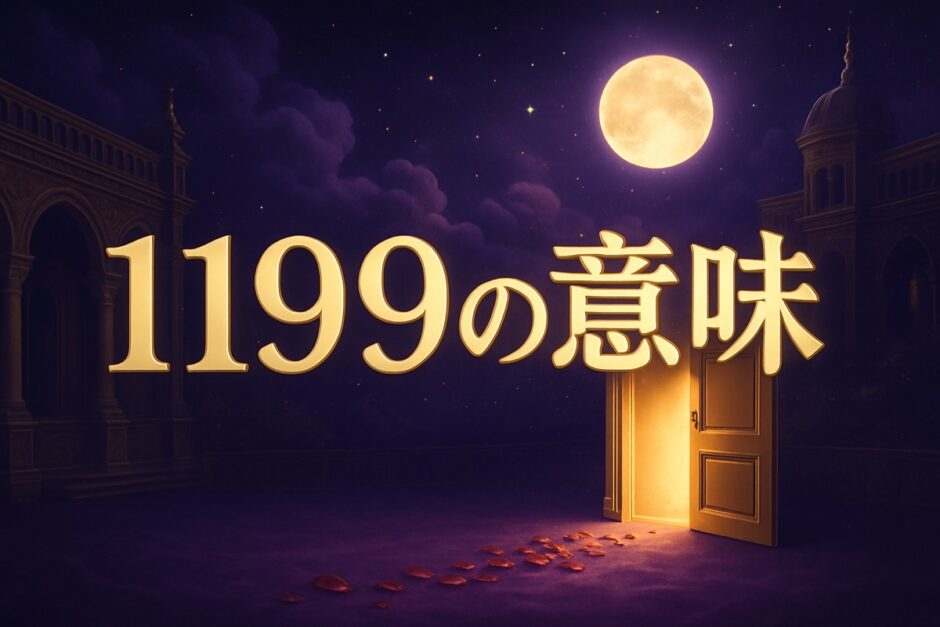 エンジェルナンバー1199の意味のイメージ画像