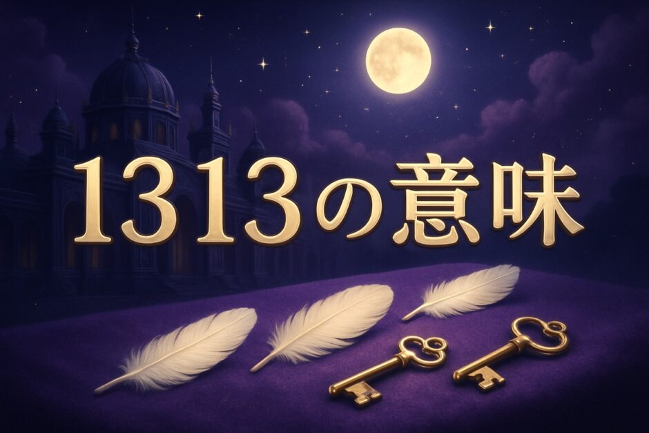 エンジェルナンバー1313の意味のイメージ画像