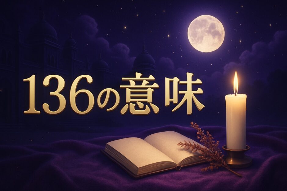 136エンジェルナンバーの意味のイメージ画像