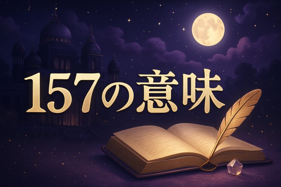 エンジェルナンバー157の意味のイメージ画像