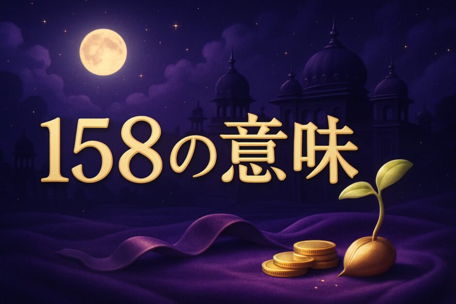 158エンジェルナンバーの意味のイメージ画像