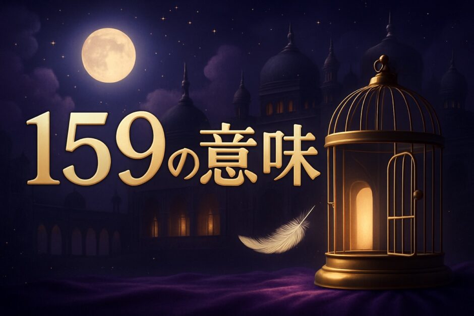 159エンジェルナンバーの意味のイメージ画像