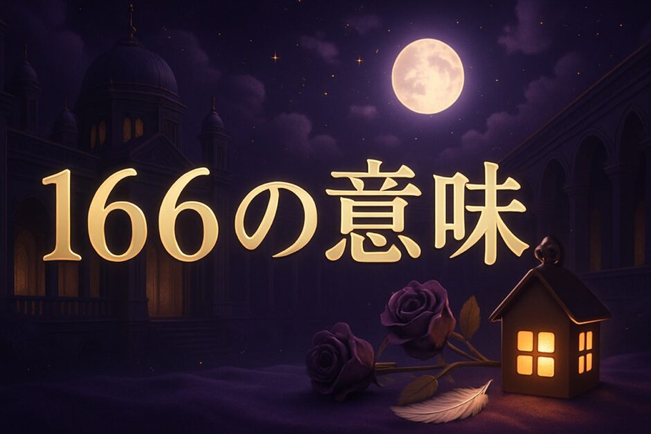 166エンジェルナンバーの意味のイメージ画像