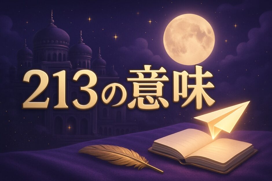 エンジェルナンバー213の意味のイメージ画像
