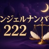 エンジェルナンバー222の意味のイメージ画像