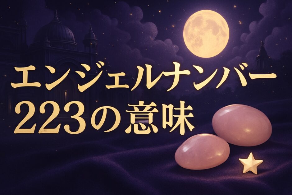 エンジェルナンバー223の意味のイメージ画像