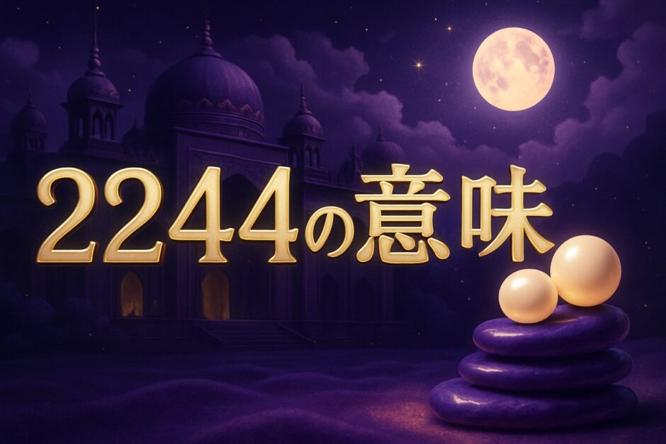 エンジェルナンバー2244の意味のイメージ画像