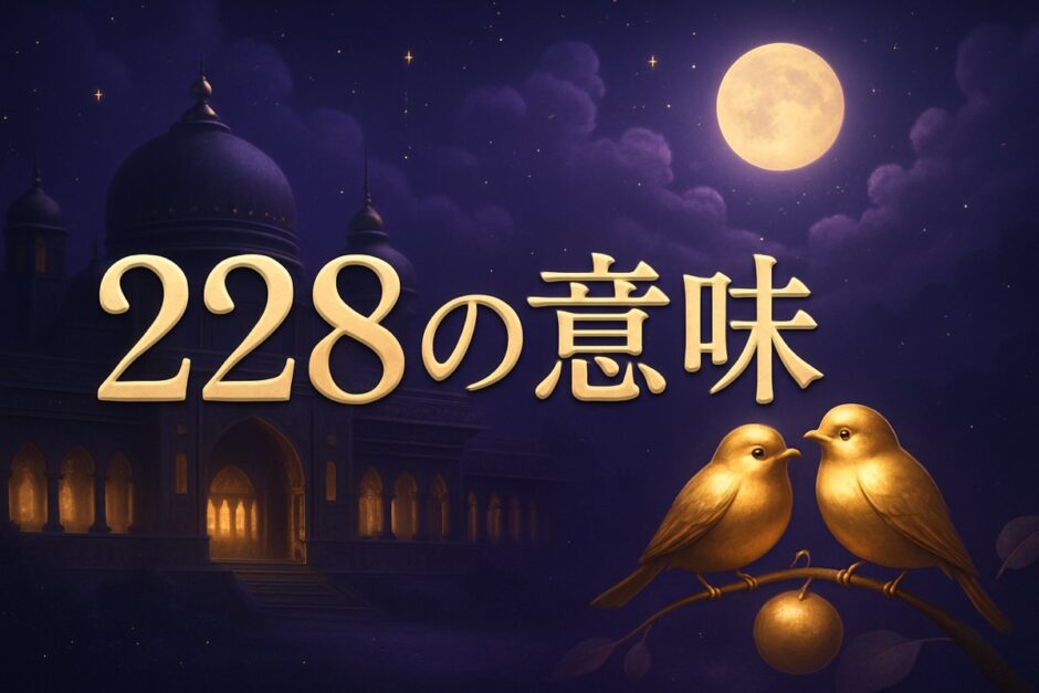 エンジェルナンバー228の意味のイメージ画像