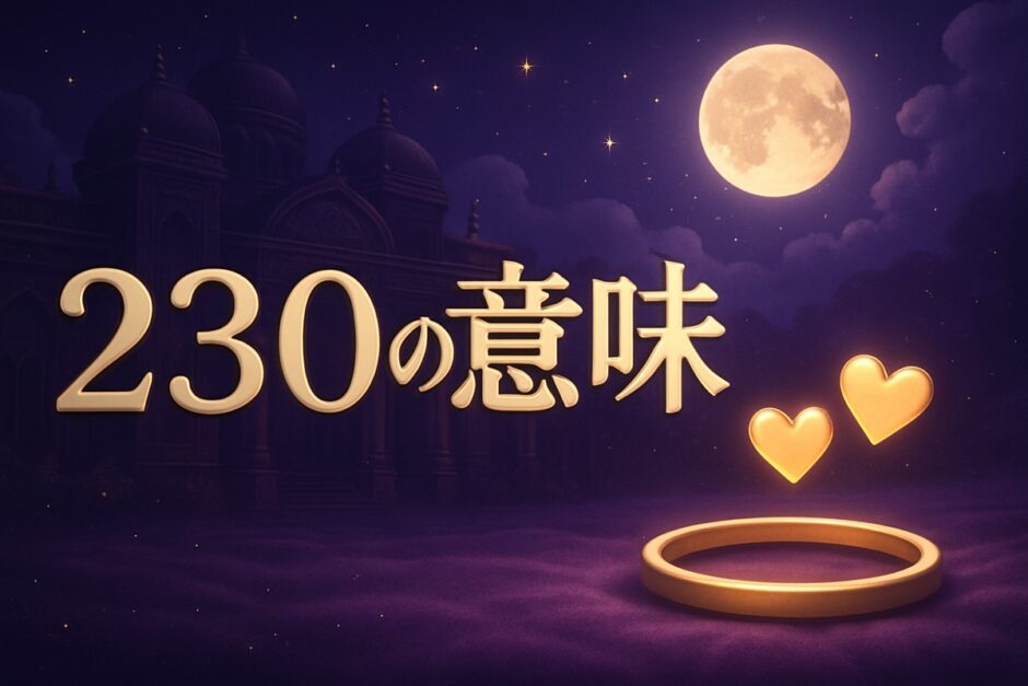230の意味のイメージ画像