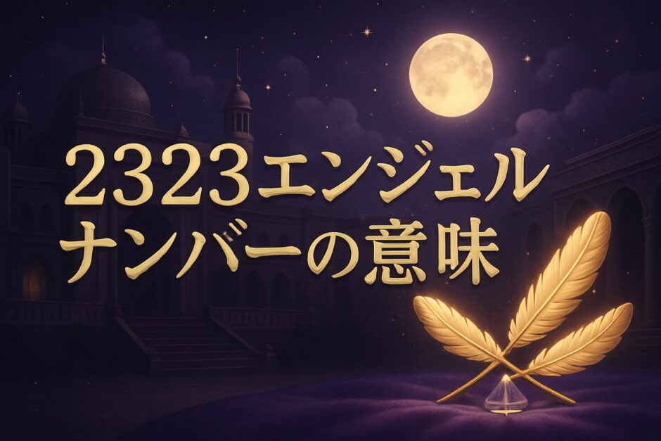2323エンジェルナンバーの意味のイメージ画像