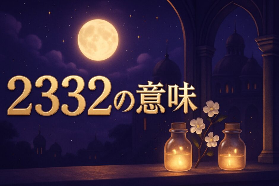 エンジェルナンバー2332の意味のイメージ画像