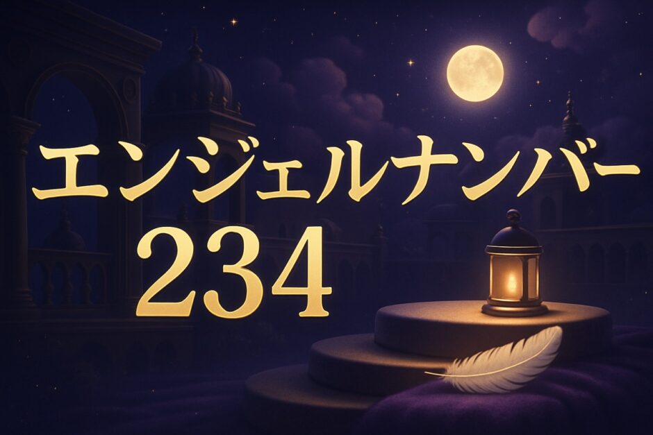 エンジェルナンバー234の意味のイメージ画像