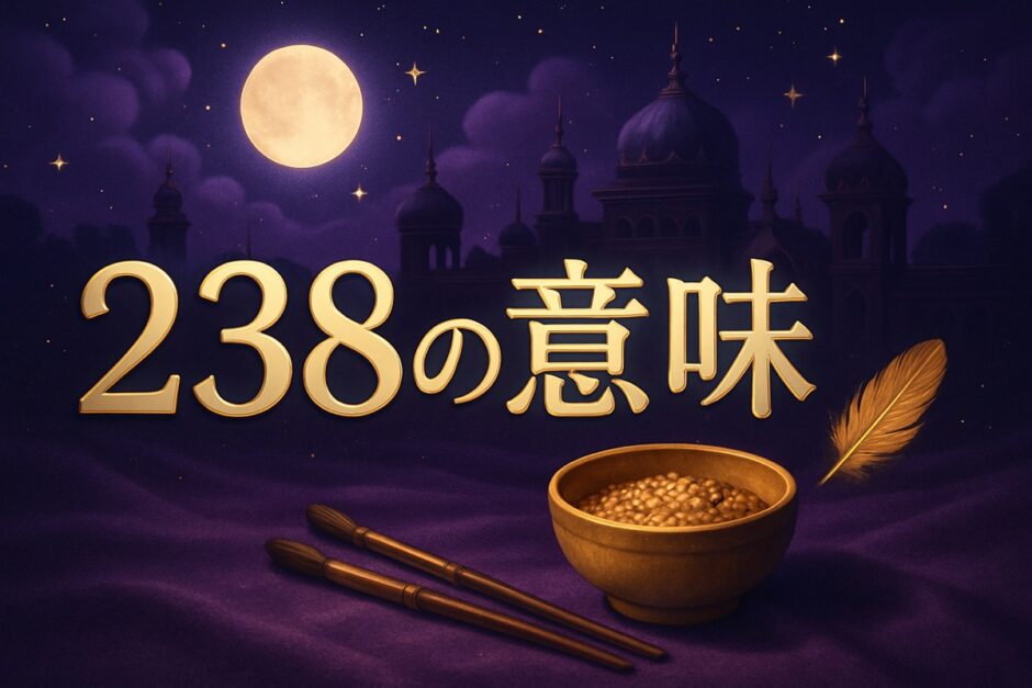エンジェルナンバー238の意味のイメージ画像