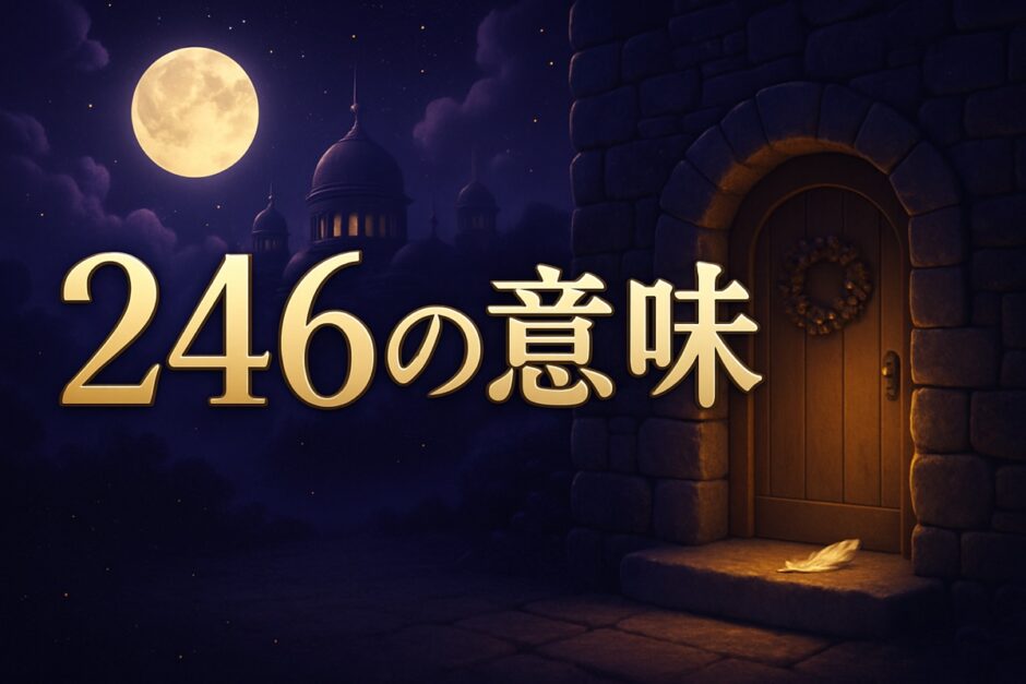 エンジェルナンバー246の意味のイメージ画像
