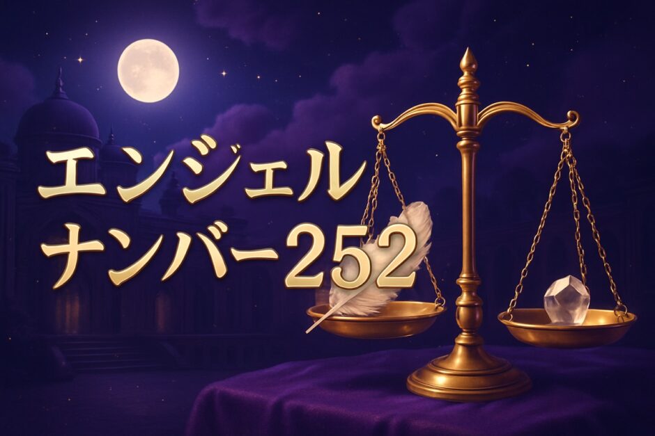 エンジェルナンバー252の意味のイメージ画像