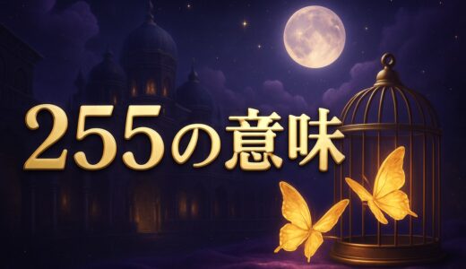 エンジェルナンバー255の意味｜恋愛・復縁・仕事・金運