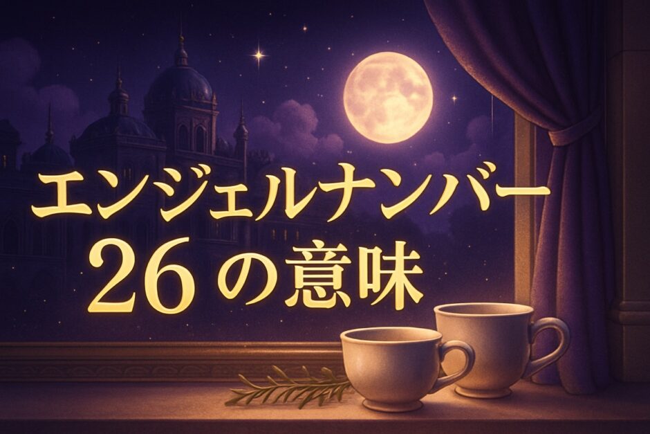 エンジェルナンバー26の意味のイメージ画像