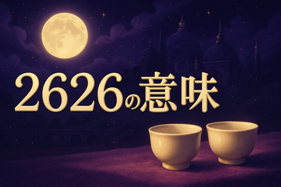 2626エンジェルナンバーの意味のイメージ画像