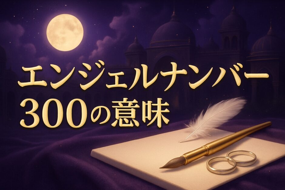 エンジェルナンバー300の意味のイメージ画像