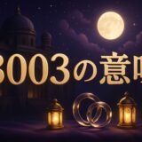 3003の意味のイメージ画像