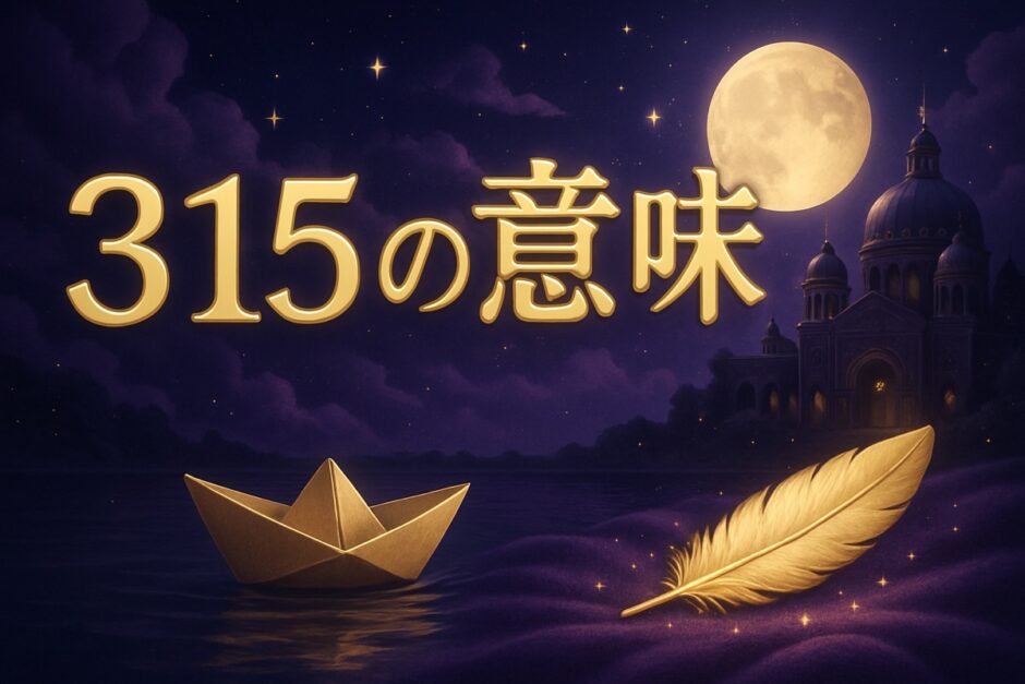エンジェルナンバー315の意味のイメージ画像