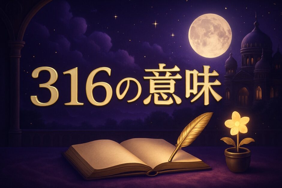 エンジェルナンバー316の意味のイメージ画像