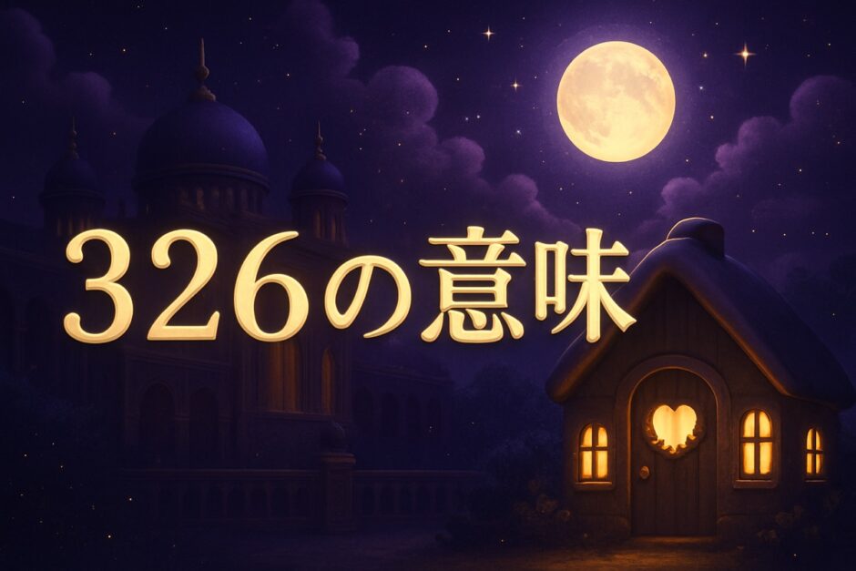エンジェルナンバー326の意味のイメージ画像