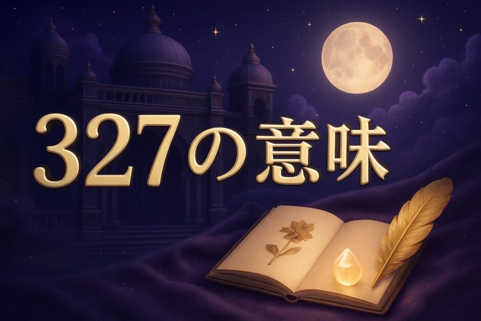 エンジェルナンバー327の意味のイメージ画像