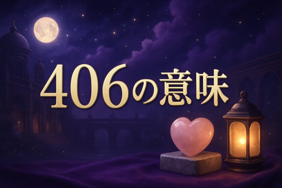 406エンジェルナンバーの意味のイメージ画像