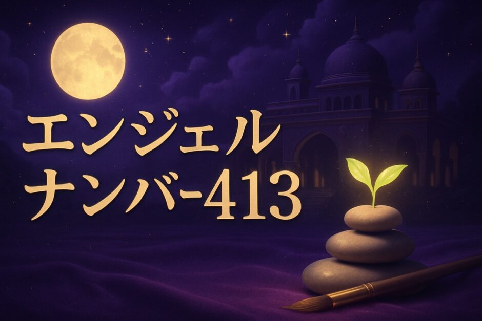 エンジェルナンバー413の意味のイメージ画像