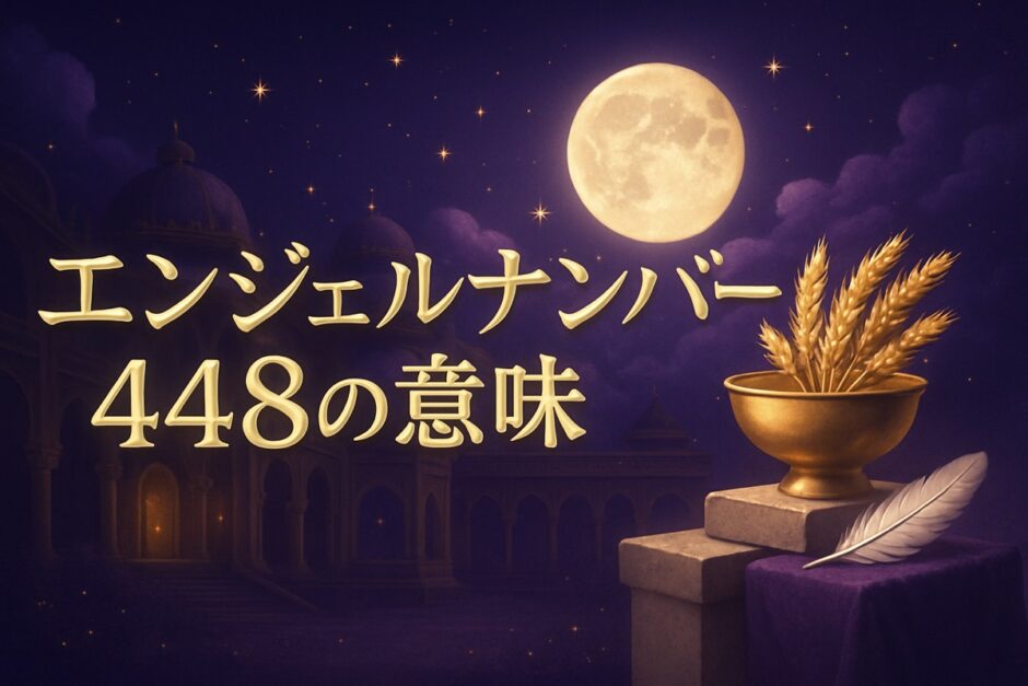エンジェルナンバー448の意味のイメージ画像