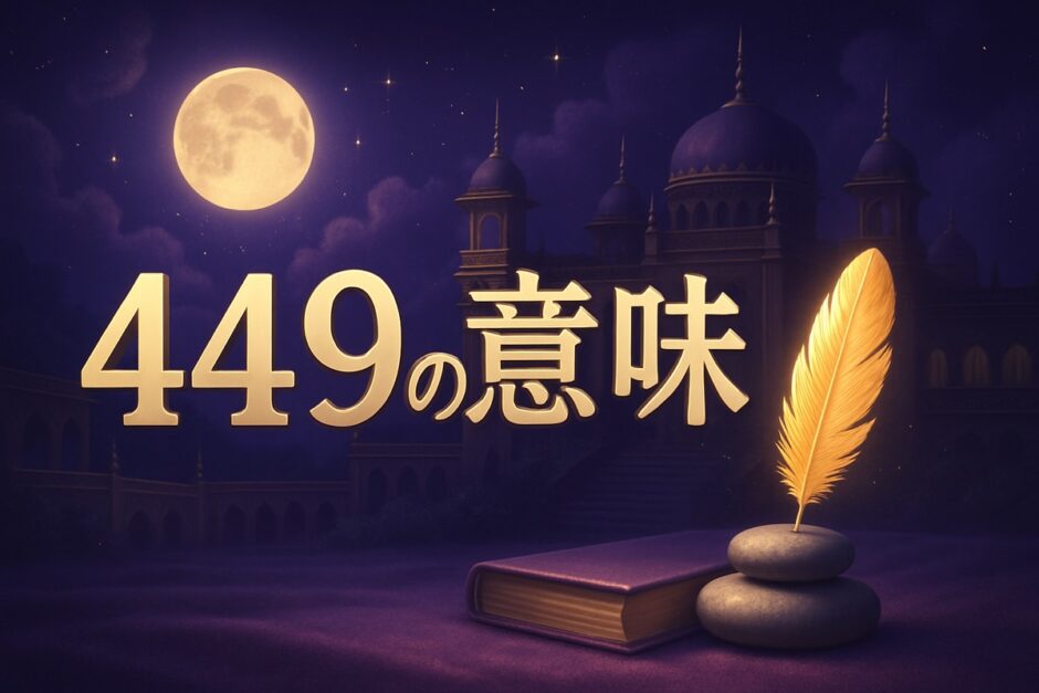 エンジェルナンバー449の意味のイメージ画像