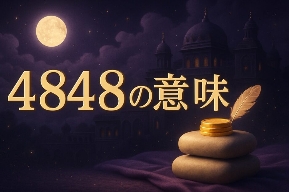 4848エンジェルナンバーの意味のイメージ画像
