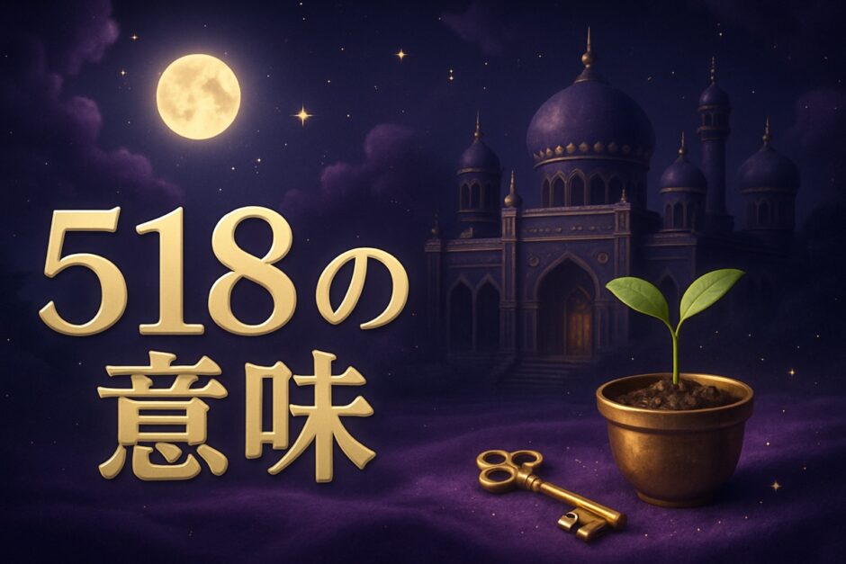 エンジェルナンバー518の意味のイメージ画像
