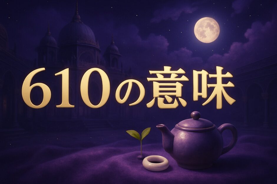 610エンジェルナンバーの意味のイメージ画像