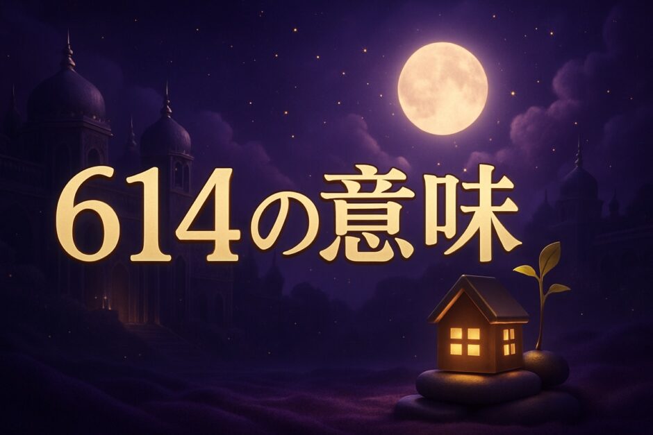 エンジェルナンバー614の意味のイメージ画像