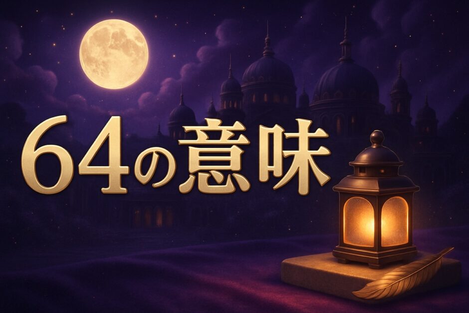 64の意味のイメージ画像