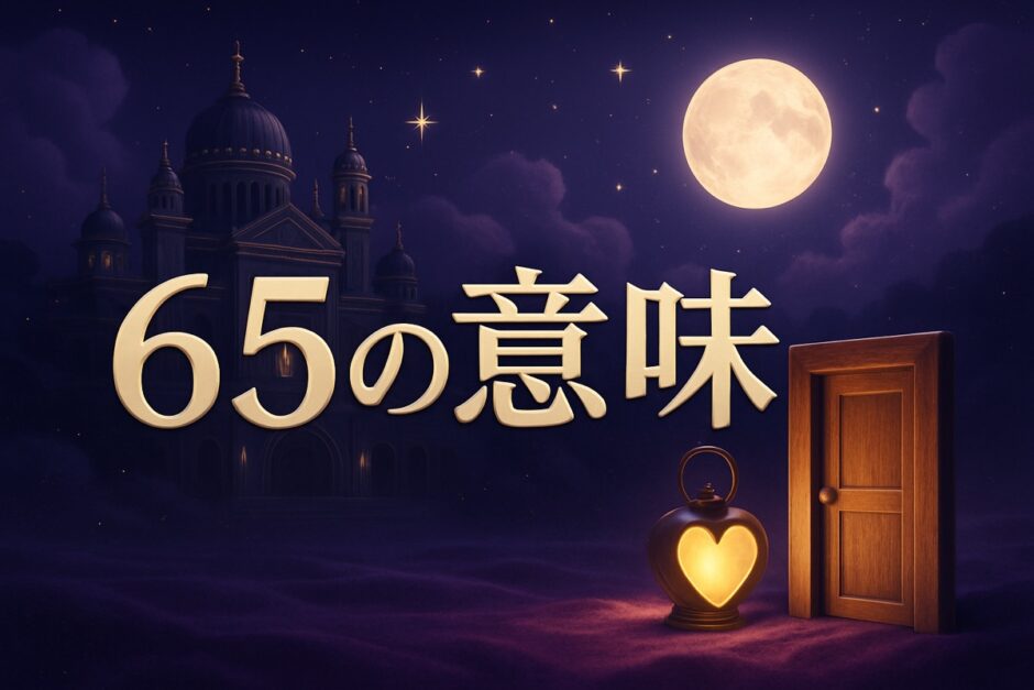 65の意味のイメージ画像